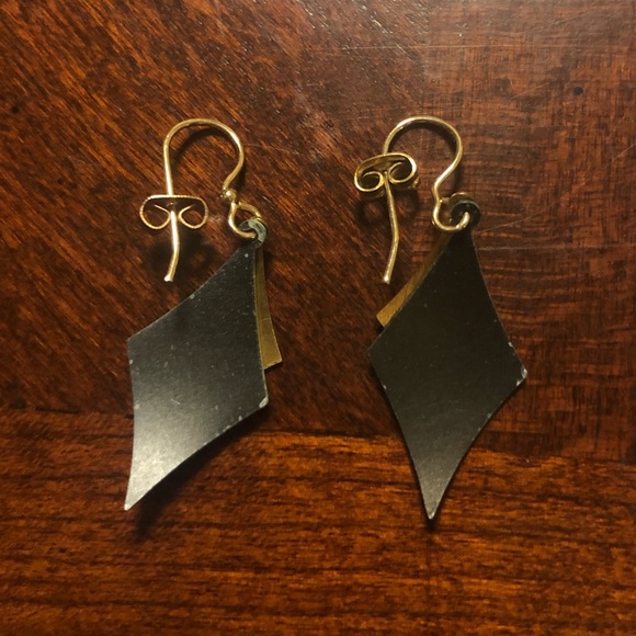 Costume Jewelry Dainty Sage Green Earrings - Picture 3 of 3